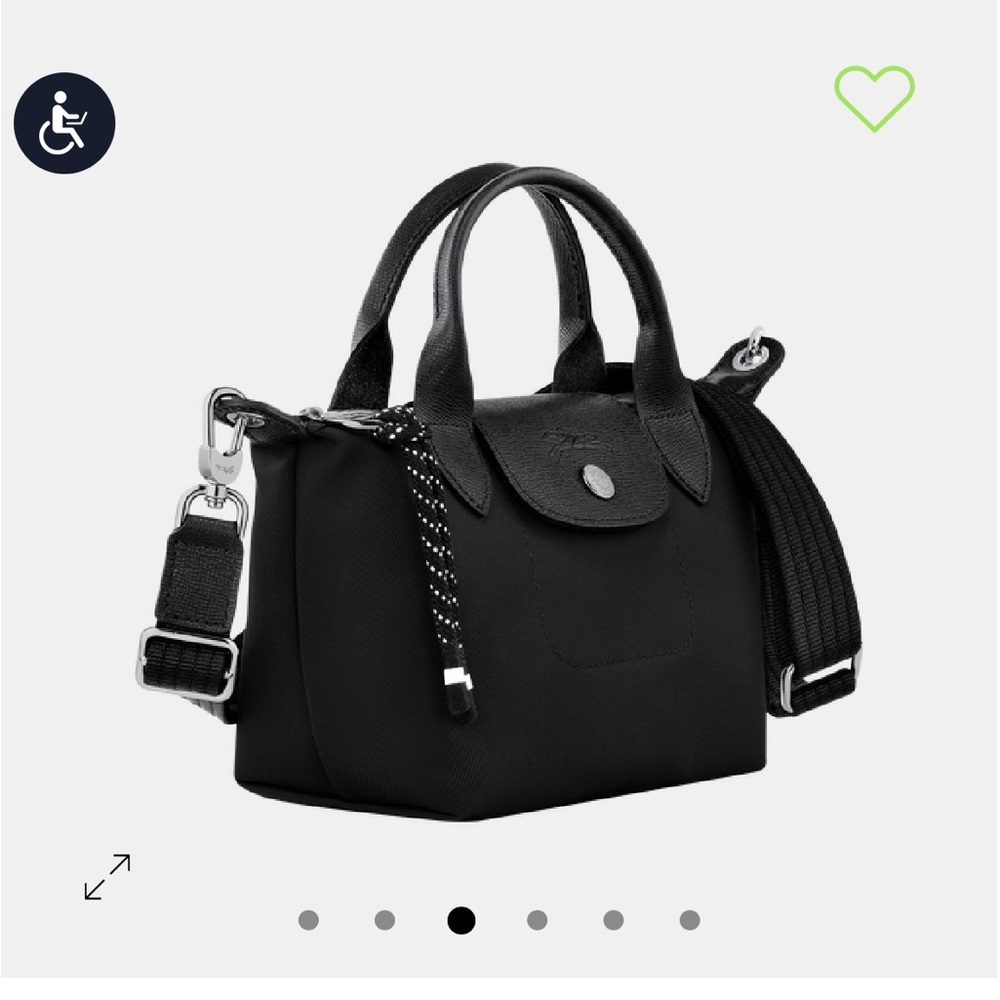 Longchamp LE PLIAGE ENERGY XS black handbag/cross body